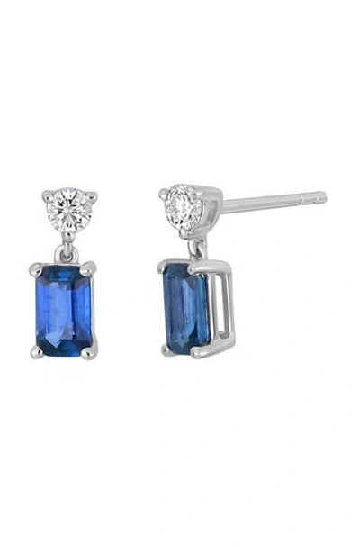 Bony Levy El Mar Sapphire & Diamond Pavé Drop Earrings In Metallic