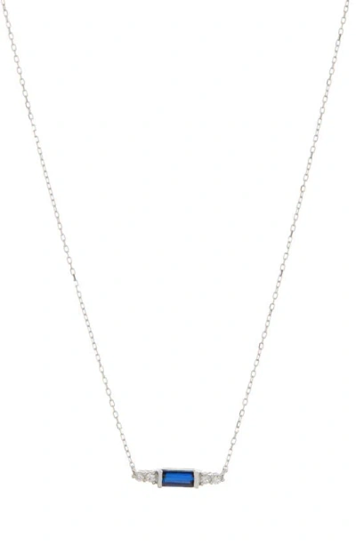 Bony Levy El Mar Sapphire & Diamond Pendant Necklace In 18k White Gold