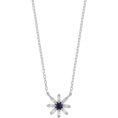 Bony Levy El Mar Sapphire & Diamond Pendant Necklace In Metallic