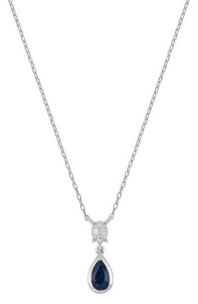 Bony Levy El Mar Sapphire & Diamond Pendant Necklace In Metallic