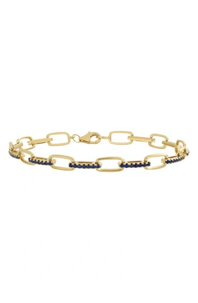 Bony Levy El Mar Sapphire Chain Bracelet In 18k Yellow Gold