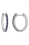 Bony Levy El Mar Sapphire Huggie Hoop Earrings In Multi