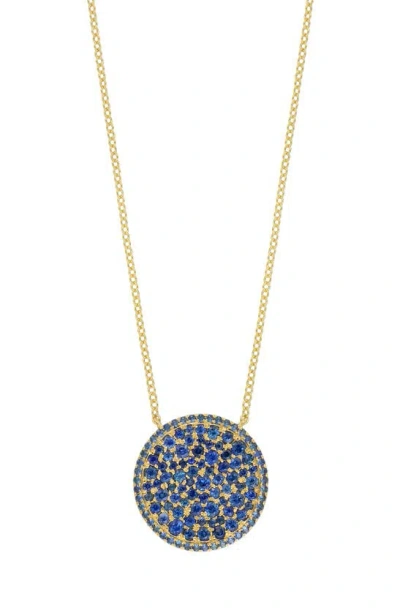 Bony Levy El Mar Sapphire Pendant Necklace In 18k Yellow Gold