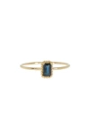 Bony Levy El Mar Sapphire Stacking Ring In 18k Yellow Gold - Sapphire