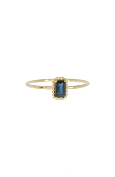 Bony Levy El Mar Sapphire Stacking Ring In 18k Yellow Gold - Sapphire