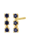 Bony Levy El Mar Sapphire Stud Earrings In Gold