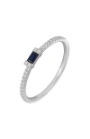 Bony Levy El Mar Stacking Ring In Silver