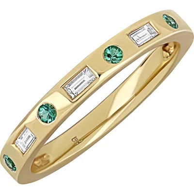 Bony Levy El Mar Stone & Diamond Stackable Ring In Gold