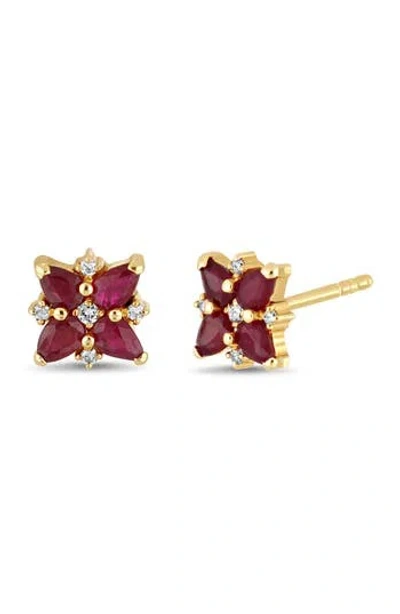 Bony Levy El Mar Stud Earrings In Brown