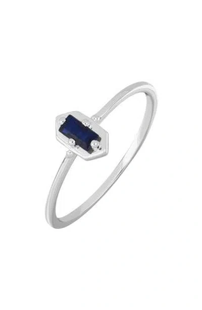 Bony Levy El Mar Trend Ring In 18k White Gold Sapphire