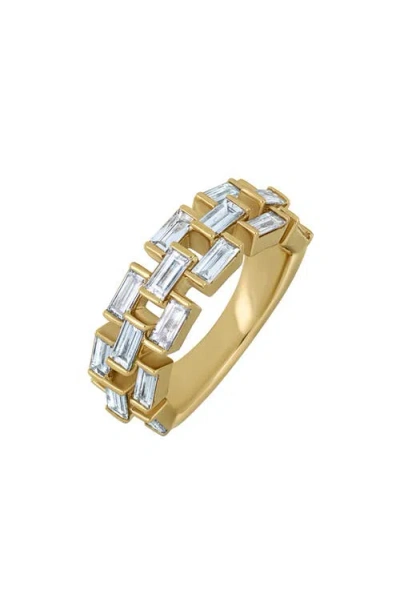Bony Levy Gatsby Diamond Baguette Statement Ring In Yellow