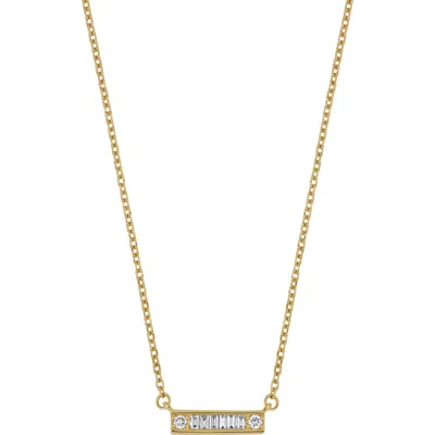 Bony Levy Gatsby Diamond Bar Pendant Necklace In Gold