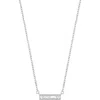 Bony Levy Gatsby Diamond Bar Pendant Necklace In Metallic