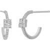 Bony Levy Gatsby Diamond Hoop Earrings In 18k White Gold