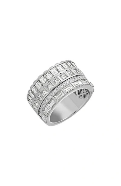 Bony Levy Gatsby Diamond Statement Ring In Silver