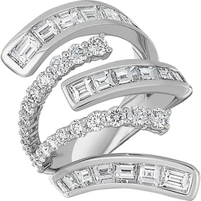 Bony Levy Gatsby Diamond Statement Ring In Silver