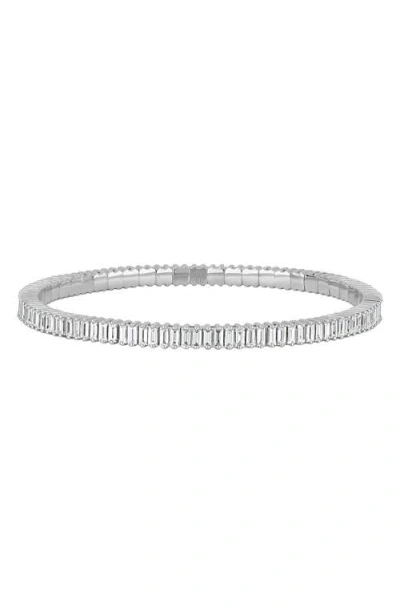Bony Levy Gatsby Diamond Stretch Bracelet In Silver