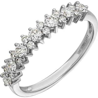 Bony Levy Getty Diamond Band Ring In 18k White Gold/diamond