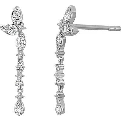 Bony Levy Getty Diamond Drop Earrings In Metallic