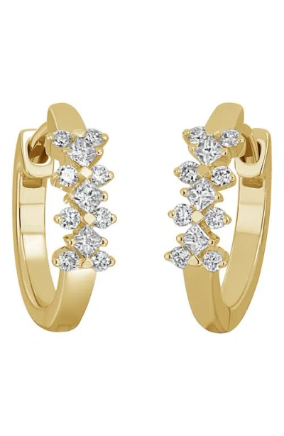Bony Levy Getty Diamond Hoop Earrings In Gold