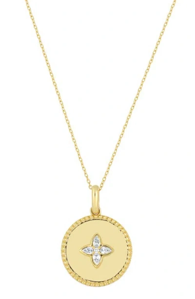 Bony Levy Getty Diamond Medallion Pendant Necklace In Gold