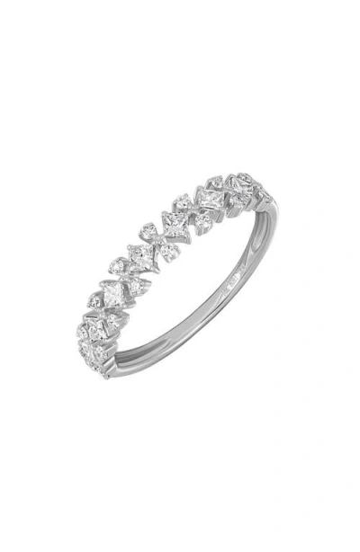 Bony Levy Getty Diamond Stackable Diamond Ring In Silver