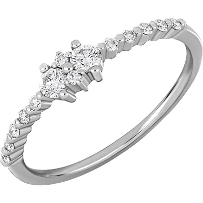 Bony Levy Getty Diamond Stacking Ring In Metallic