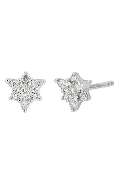 Bony Levy Getty Diamond Stud Earrings In Metallic