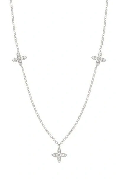 Bony Levy Getty Diamonds By The Yard Necklace In 18k White Gold