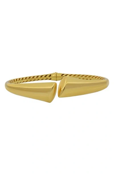 Bony Levy Hinged Open Cuff Bracelet In 14k Yellow Gold