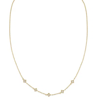 Bony Levy Icon 18k Gold Diamond Line Necklace In 18k Yellow Gold