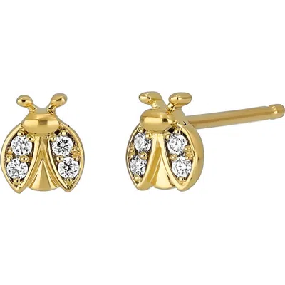 Bony Levy Icon Diamond Bug Stud Earrings (nordstrom Exclusive) In 18ky 8rd0.05
