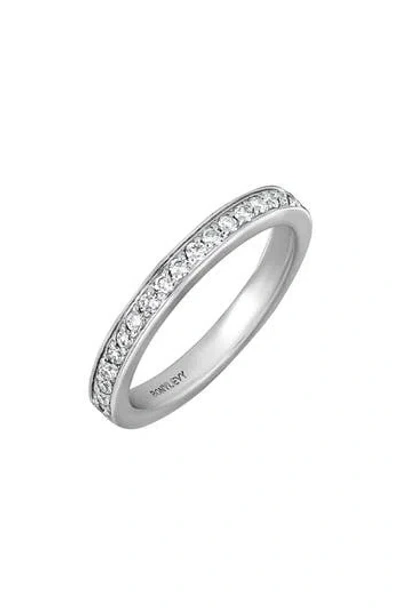 Bony Levy Icon Diamond Stacking Ring In Brown