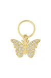 Bony Levy Icon Pavé Diamond Butterfly Charm In Gold