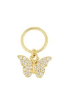 Bony Levy Icon Pavé Diamond Butterfly Charm In Gold
