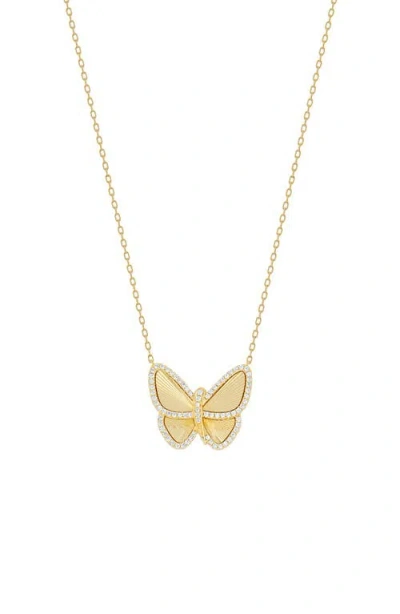 Bony Levy Icon Pavé Diamond Butterfly Pendant Necklace