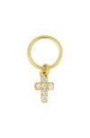 Bony Levy Icon Pavé Diamond Cross Charm In Gold