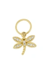 Bony Levy Icon Pavé Diamond Dragonfly Charm In Gold