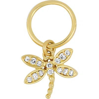 Bony Levy Icon Pavé Diamond Dragonfly Charm In Gold