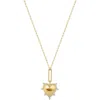Bony Levy Icon Pavé Diamond Heart Pendant Necklace