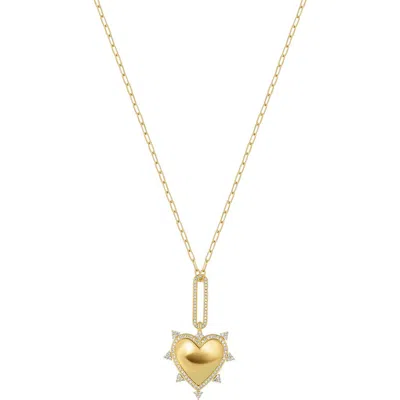 Bony Levy Icon Pavé Diamond Heart Pendant Necklace