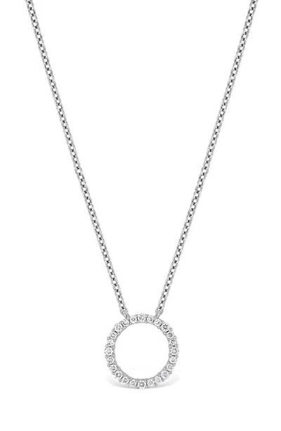 Bony Levy Icons Petite Circle Pendant Necklace In Silver
