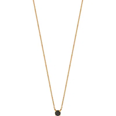 Bony Levy Iris 18k Gold Black Diamond Pendant Necklace (nordstrom Exclusive)
