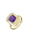 Bony Levy Iris Amethyst & Diamond Statement Ring In Gold