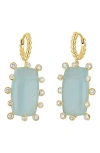 Bony Levy Iris Aquamarine & Diamond Drop Earrings