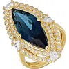 Bony Levy Iris Topaz & Diamond Trend Ring