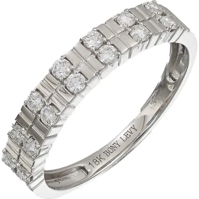 Bony Levy Katharine Diamond Stacking Ring In Silver