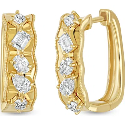 Bony Levy Kiera 18k Gold Diamond Hoop Earrings