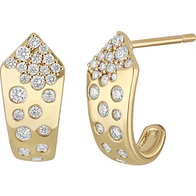 Bony Levy Kiera 18k Gold Diamond Hoop Earrings