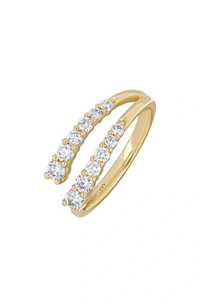Bony Levy Kiera Diamond Crossover Ring In Gold